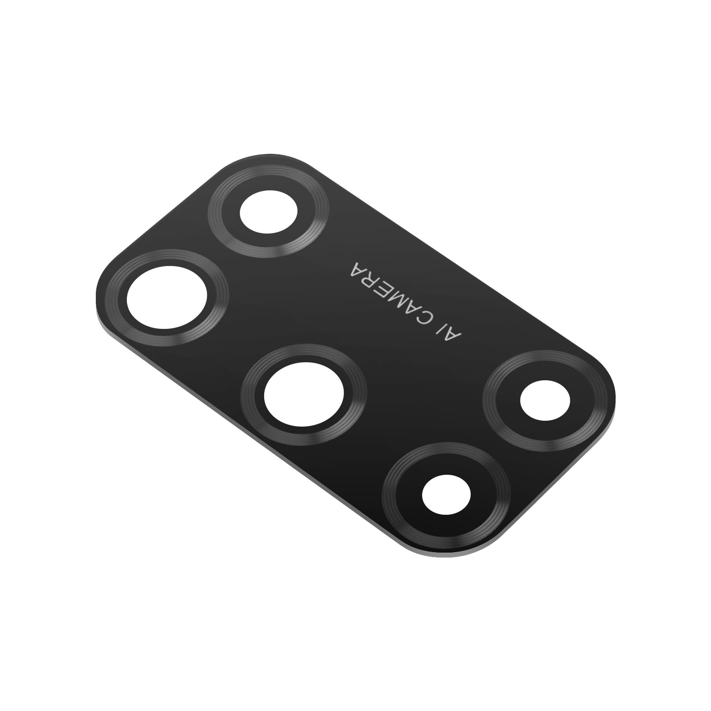 Bakre kameraglas Oppo A52, svart