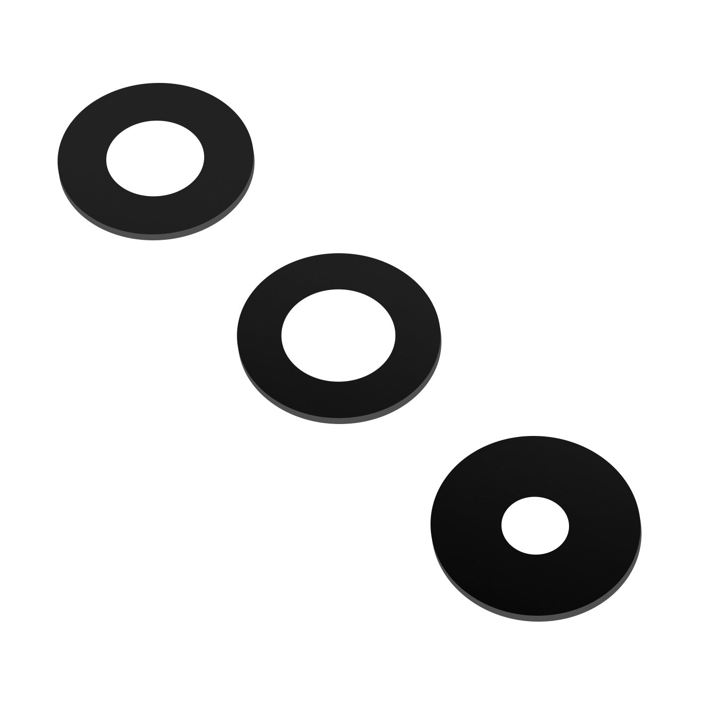 Kameraglas baksida Samsung Galaxy A55 5G A556, Wide + UltraWide + Macro, Svart