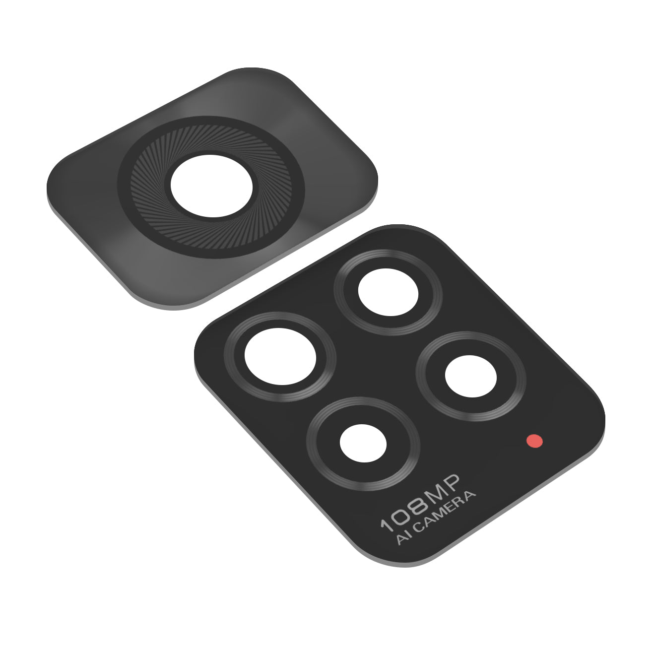 Bakre kameraglas Xiaomi Redmi Note 11S, svart