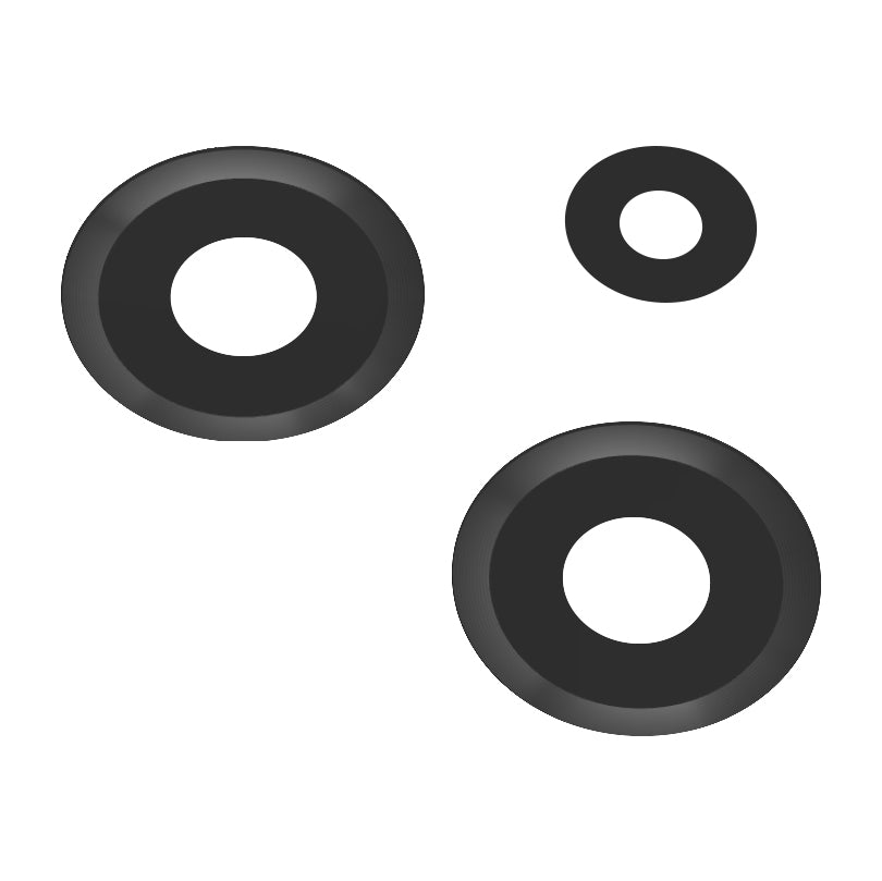 Xiaomi Redmi Note 12 4G Rear Camera Glass, Wide + UltraWide + Macro, Black