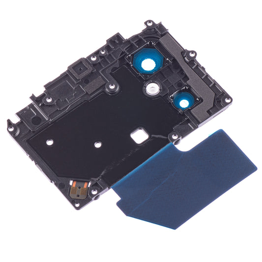 Bakre kameraglas Xiaomi Redmi 12C, Wide+Depth + Blitz, med ram, Svart