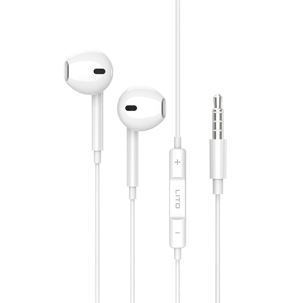 Handsfree 3.5mm Lito LF01A, Vit