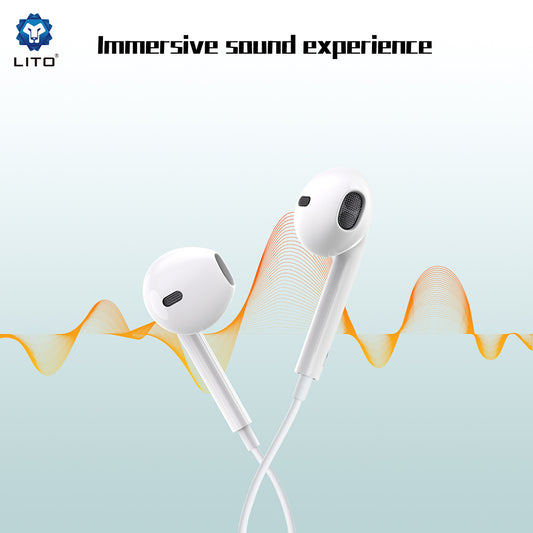 Handsfree 3.5m Lito LF01A, Vit