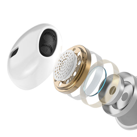 Handsfree 3,5 mm BWOO HF05, Vit
