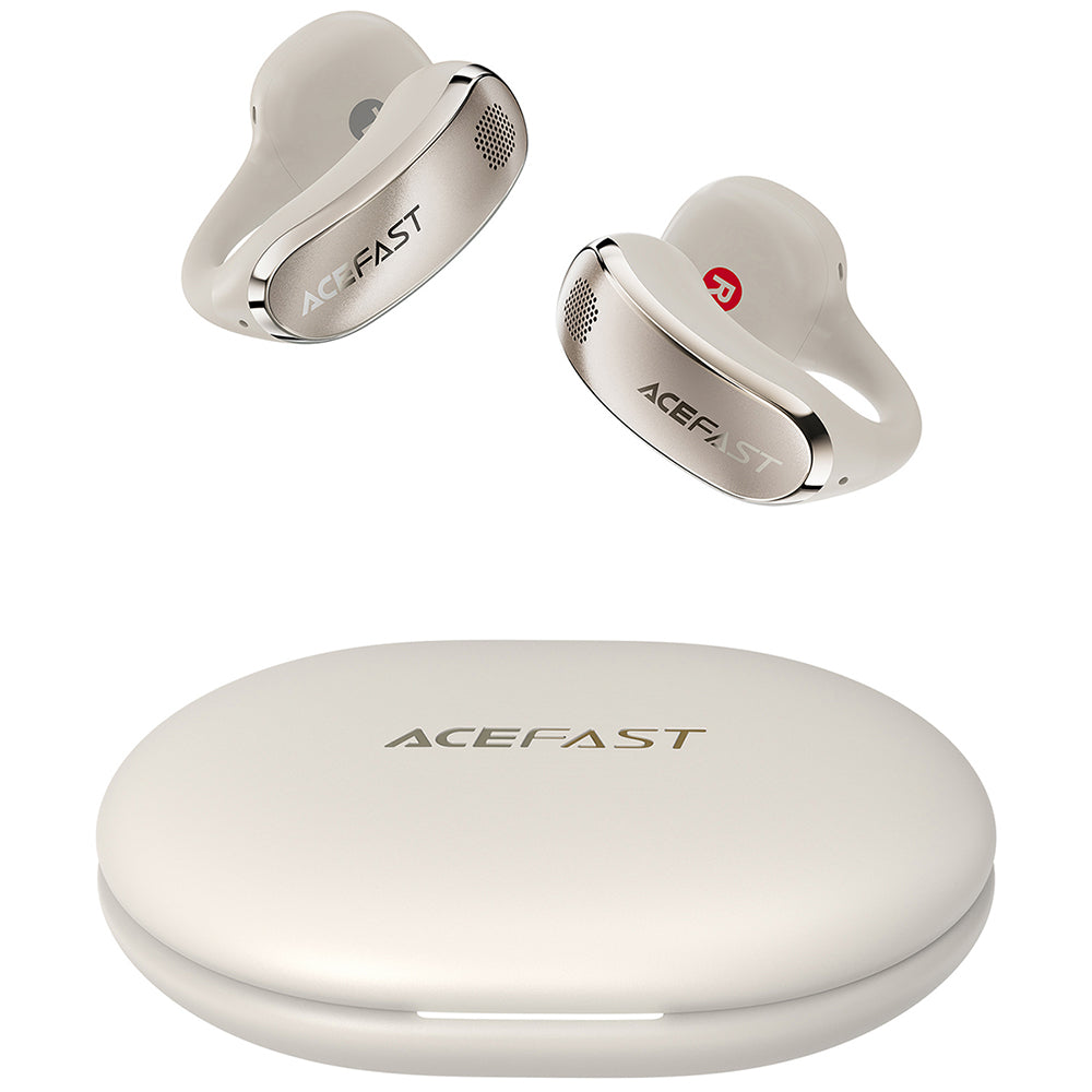 Handsfree Bluetooth Acefast Aceclip Pro, TWS, Guld
