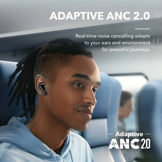 Handsfree Bluetooth Anker SoundCore Liberty 4 NC, TWS, ANC, MultiPoint, Svart, Omslaget A3947G11