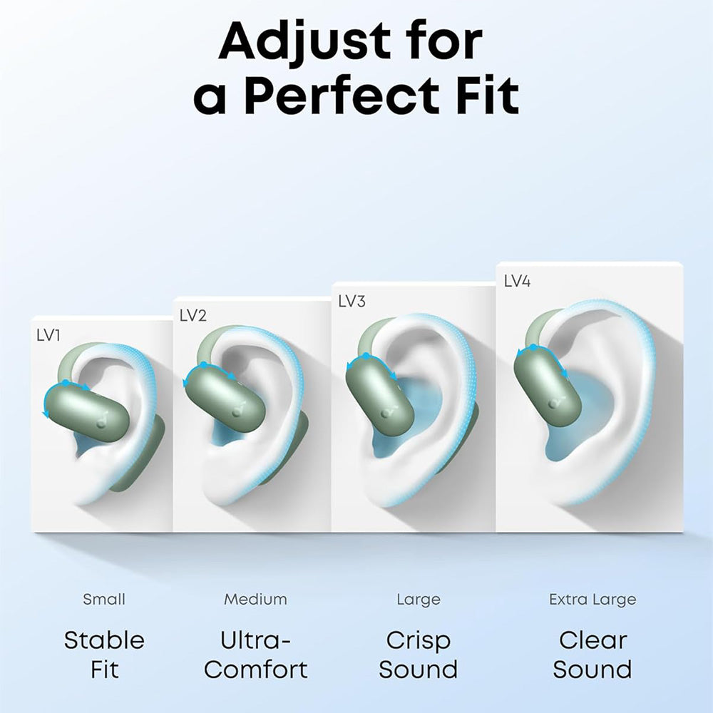 Handsfree Bluetooth Anker SoundCore AeroFit 2, TWS, Grön A3874G61