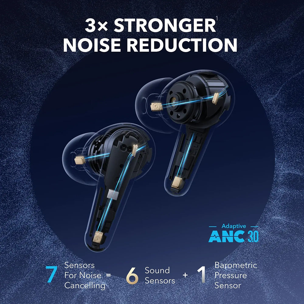 Handsfree Bluetooth Anker SoundCore Liberty 4 Pro NC, TWS, ANC, Svart A3954GF1