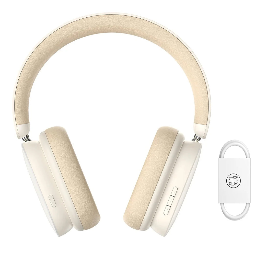 Handsfree Bluetooth Baseus Bowie H1, A2DP, ANC, Kräm NGTW230202