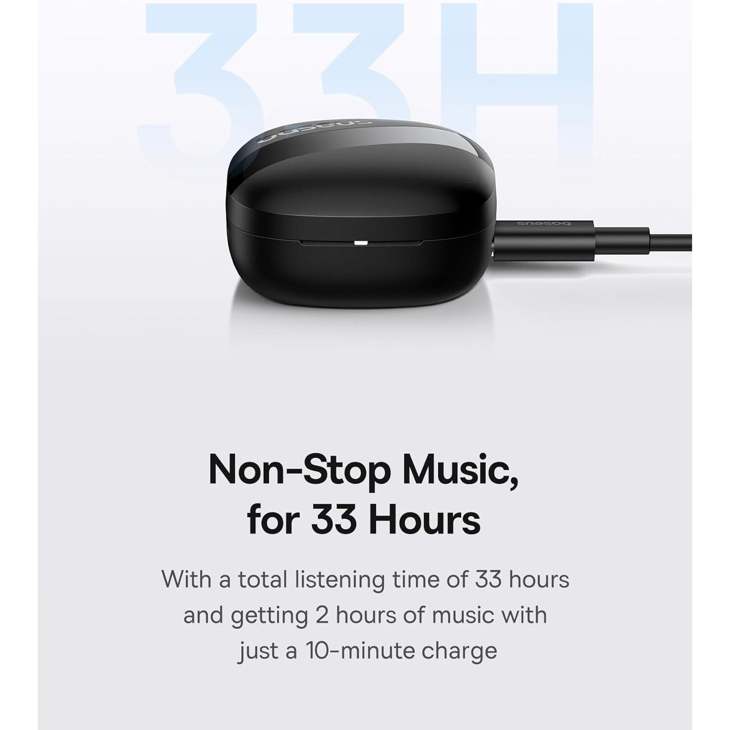 Handsfree Bluetooth Baseus Bowie E20, TWS, Svart A00069700113-00