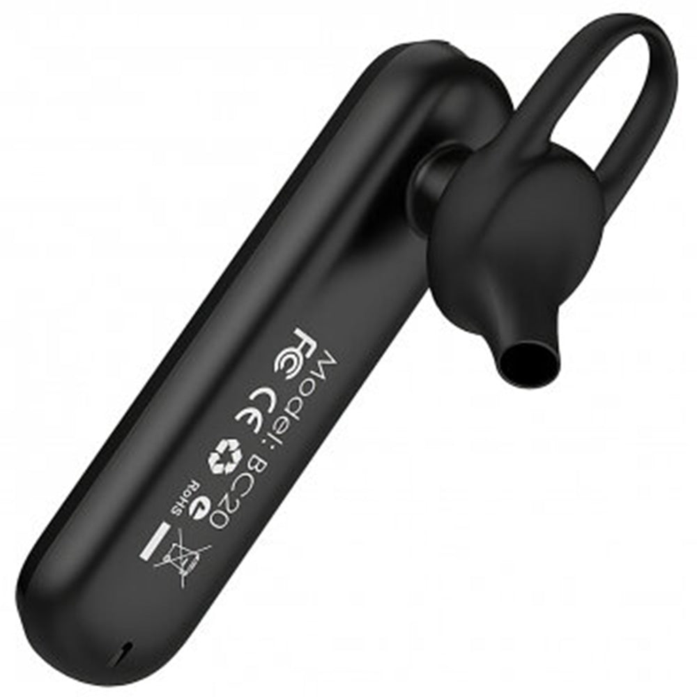 Bluetooth-handsfree Borofone BC20 Smart Business, A2DP, Svart
