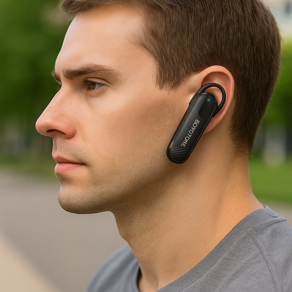 Bluetooth-handsfree Borofone BC20 Smart Business, A2DP, Svart