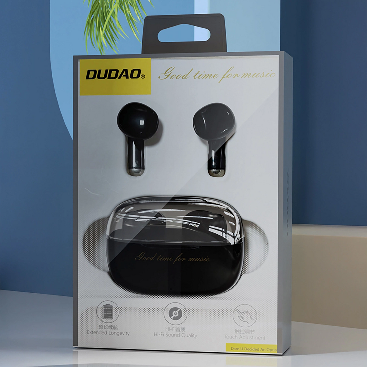 Bluetooth-handsfree Dudao U8, TWS, Svart