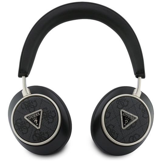 Handsfree Bluetooth Guess 4G Guldtriangellogotyp, A2DP, Svart