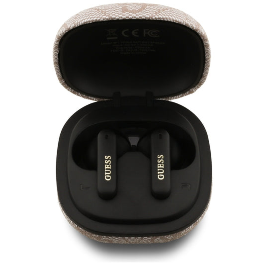 Handsfree Bluetooth Guess 4G Classic Metal Logo, TWS, Rosa