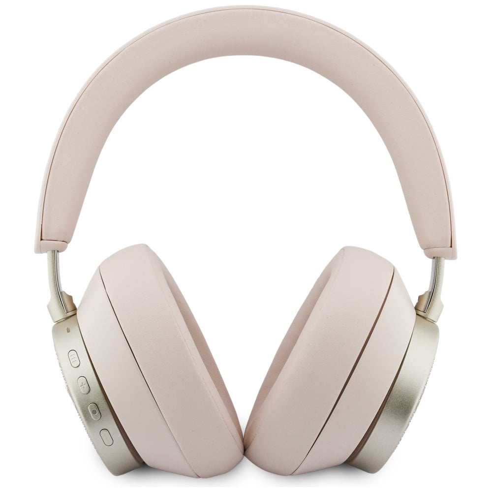 Handsfree Bluetooth Guess 4G Gold Triangle Logo, A2DP, Rosa