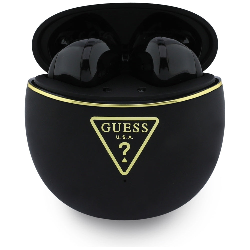 Handsfree Bluetooth Guess Script Print, TWS, Svart