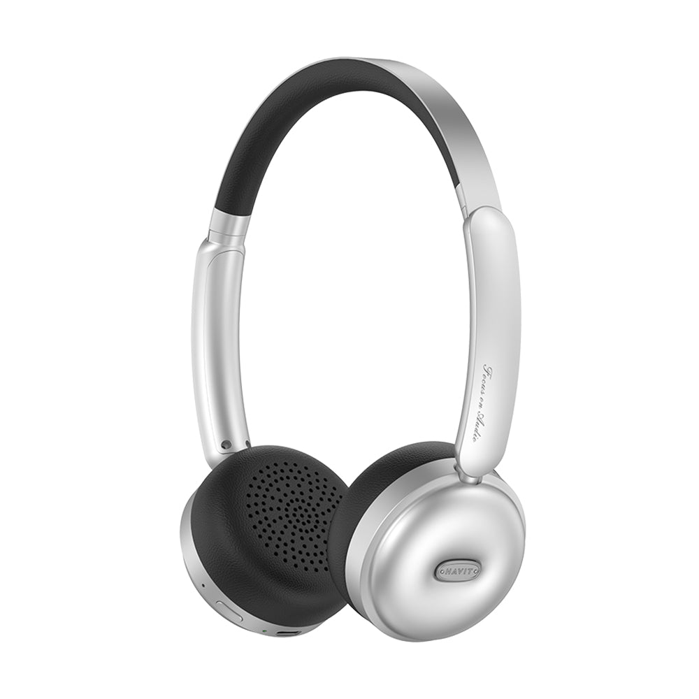 Handsfree Bluetooth HAVIT H616BT, A2DP, Silver Svart