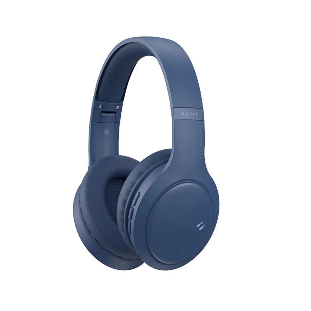 Handsfree Bluetooth HAVIT H633BT, Multipoint, A2DP, Blå