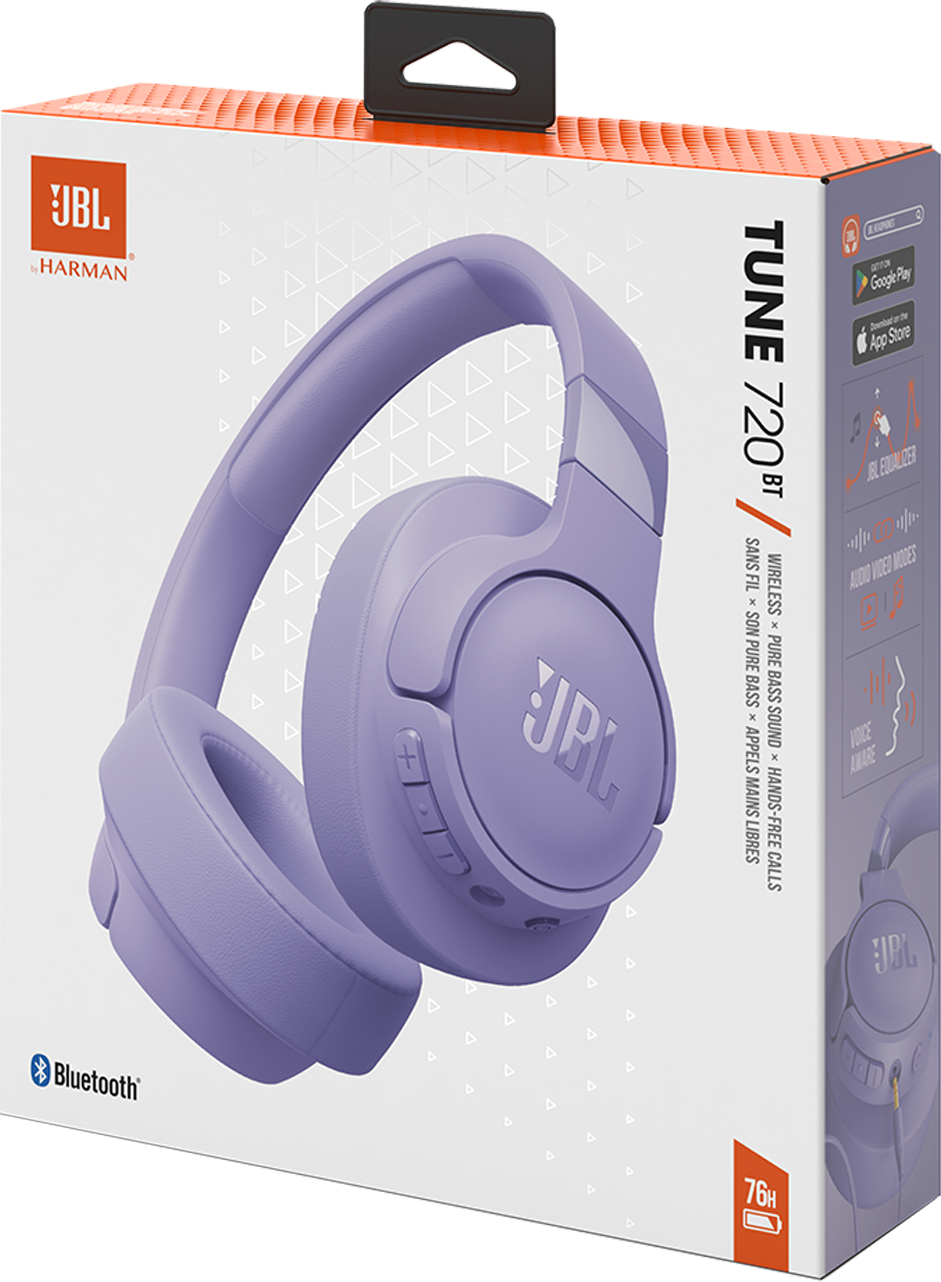 Handsfree Bluetooth JBL Tune 720BT, MultiPoint, A2DP, Lila JBLT720BTPUR