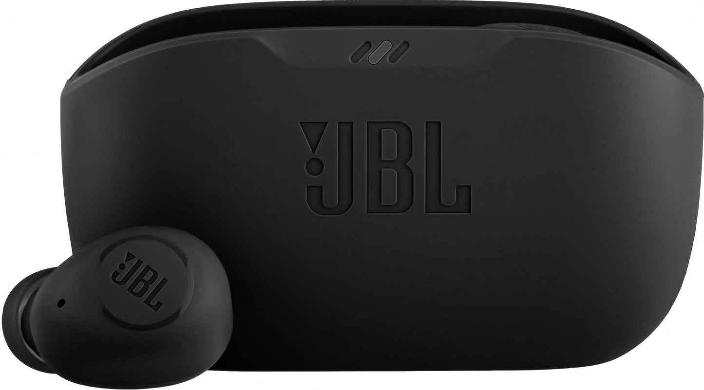 Handsfree Bluetooth JBL Wave Buds, TWS, svart JBLWBUDSBLK