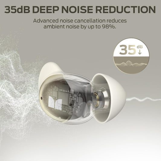 Handsfree Bluetooth Monster Sleep Ear200, TWS, ANC, Guld