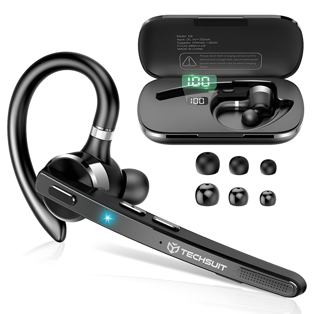 Handsfree Bluetooth Techsuit G9 TalkZen, A2DP, Black