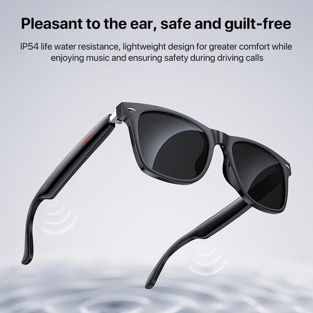Handsfree Bluetooth Yesido IO35, Unisex Sunglasses Type, A2DP, Black