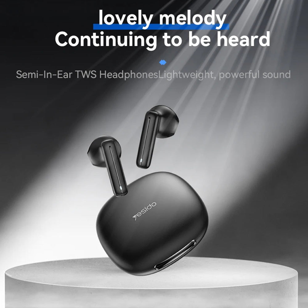 Handsfree Bluetooth Yesido TWS25, TWS, Black
