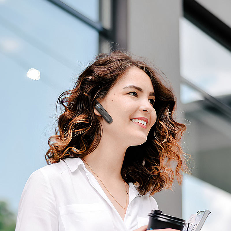 Handsfree Bluetooth-headset BC36 Lucky, A2DP, svart