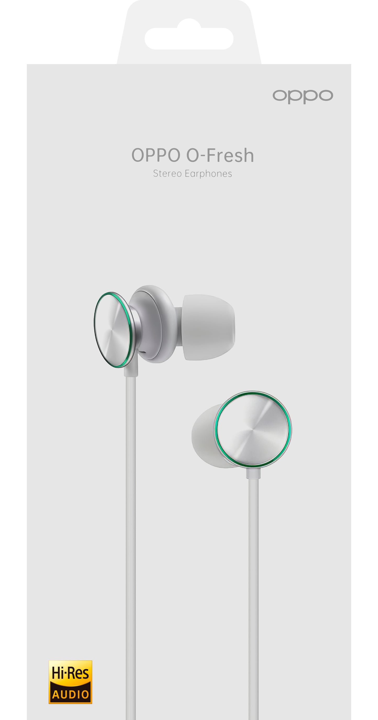 Handsfree 3,5mm Oppo MH151, Grå
