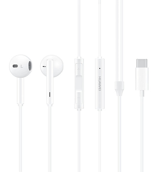 Handsfree USB-C USB-C Huawei CM33, vit 55030088