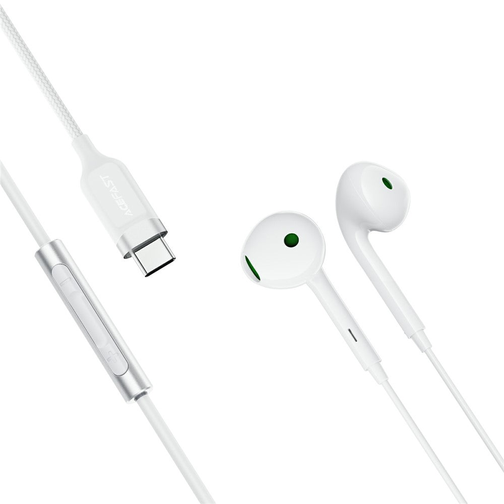 Handsfree USB-C Acefast L7, Vit
