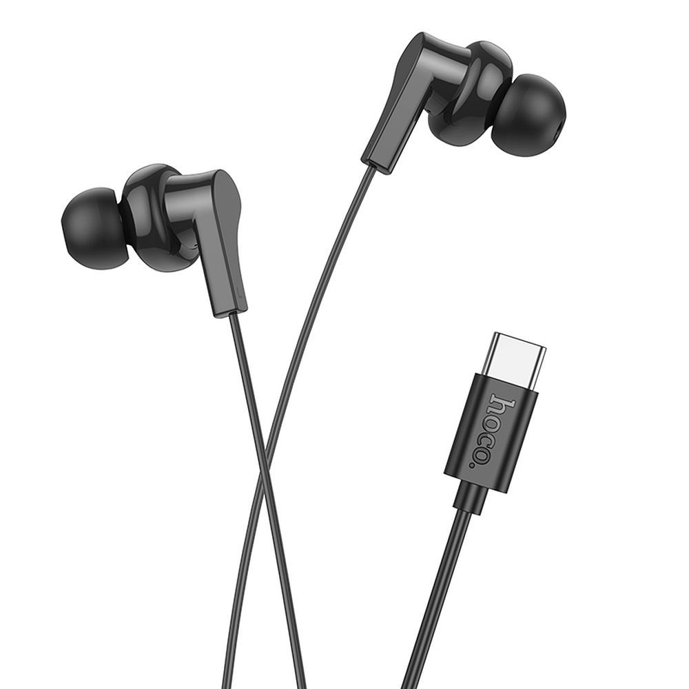 Handsfree USB-C HOCO M114, svart
