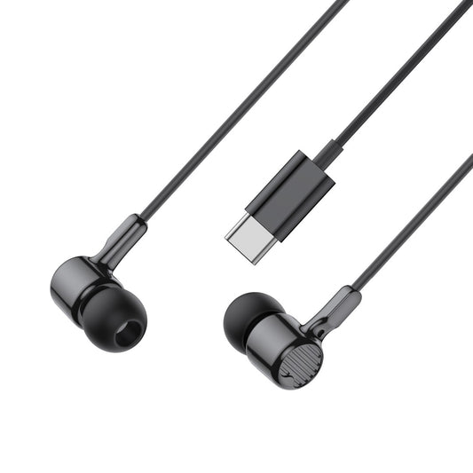 Handsfree USB-C XO Design EP81, Svart