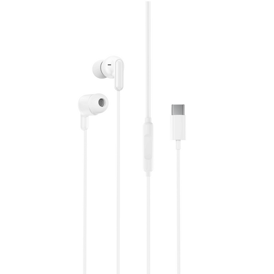 Handsfree USB-C XO Design EP84, Vit