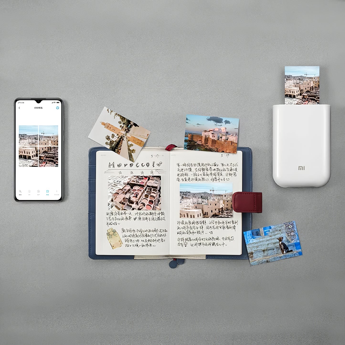 Xiaomi Zink Fotopapper för Mi Portable Photo Printer, Set 20 stycken TEJ4019GL