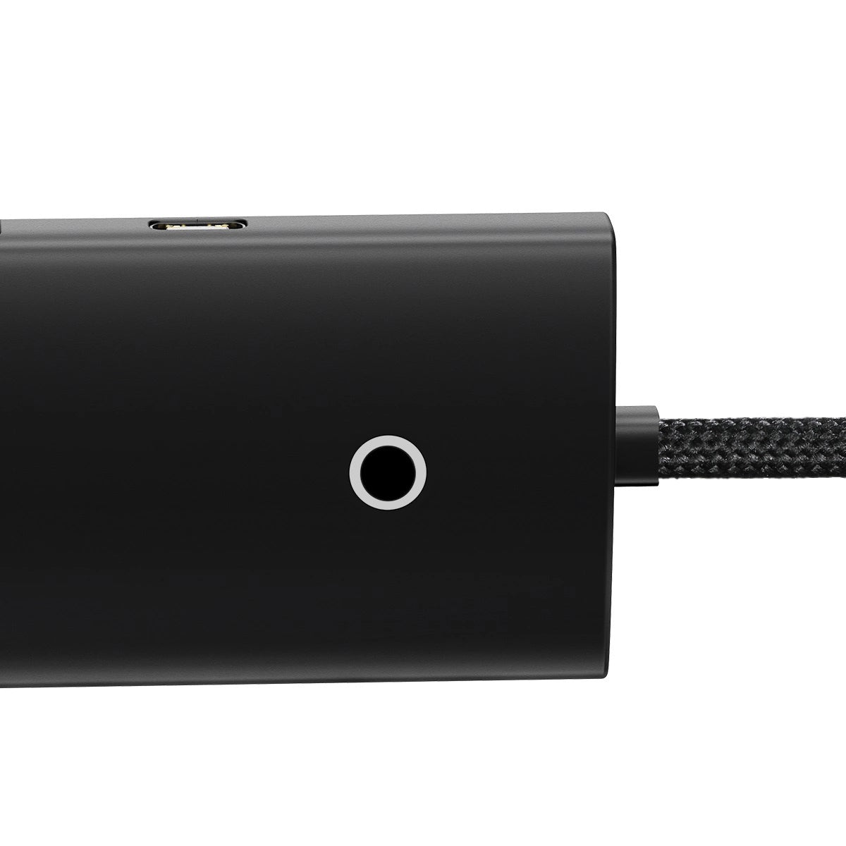 Hub USB Baseus Lite, 4 x USB-A 3.0 - 1 x USB-C, 2m, Svart WKQX030201