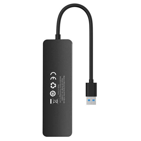 Baseus UltraJoy USB-hubb, 4 x USB-A 3.0, 0,15 m, svart B0005280B111-00