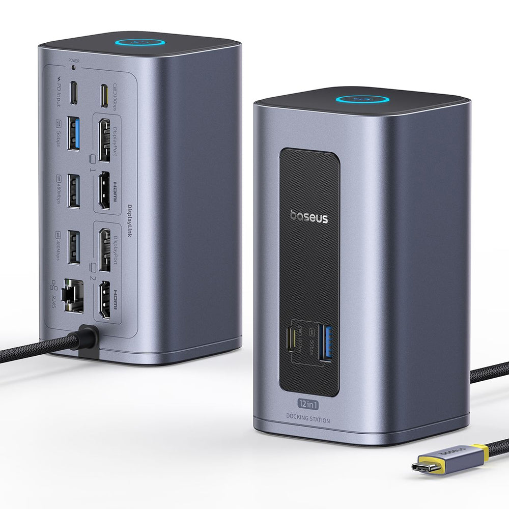 Multifunktionell Hub Baseus Nomos NU1 Air Spacemate, 12in1, Grå B0114400