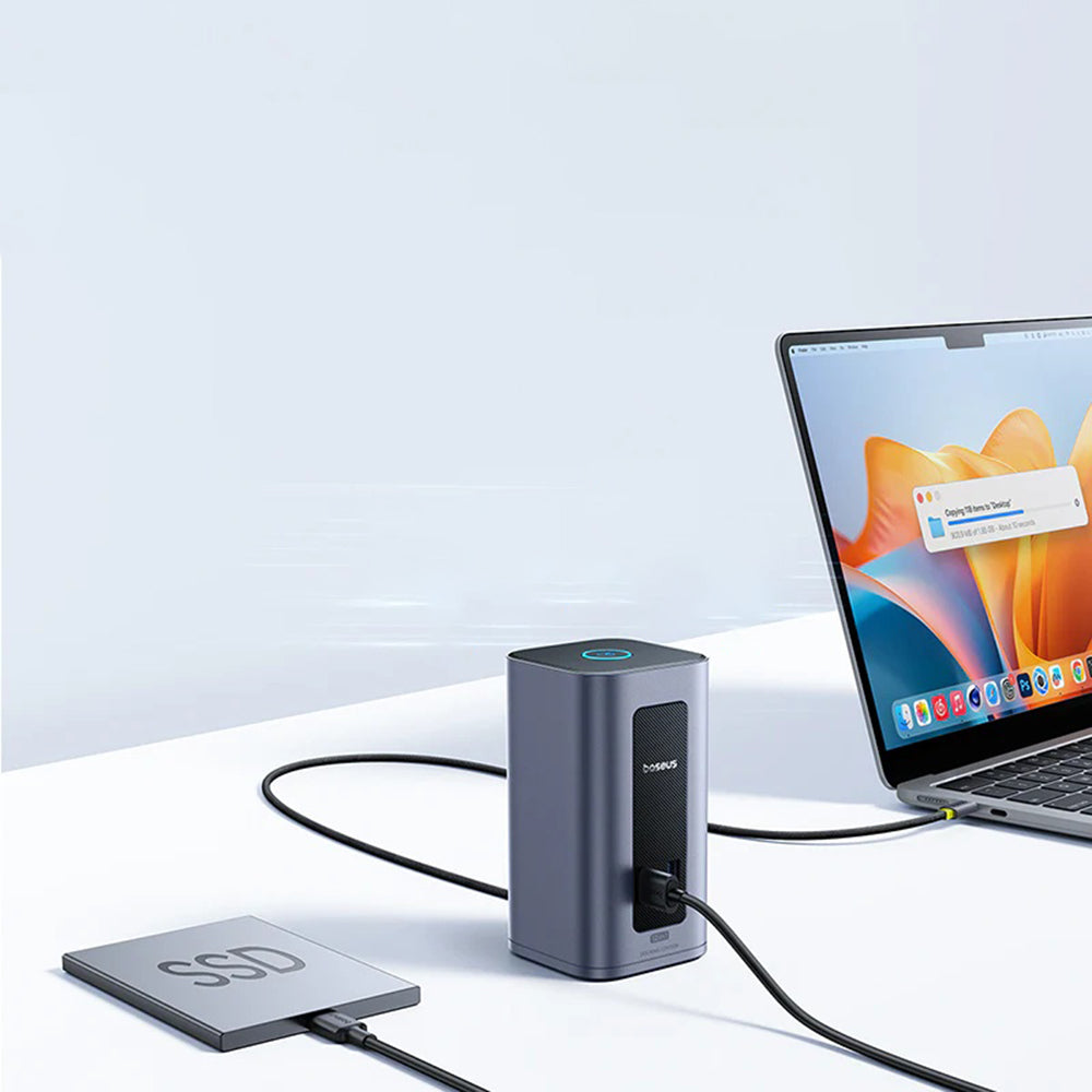 Multifunktionell Hub Baseus Nomos NU1 Air Spacemate, 12in1, Grå B0114400