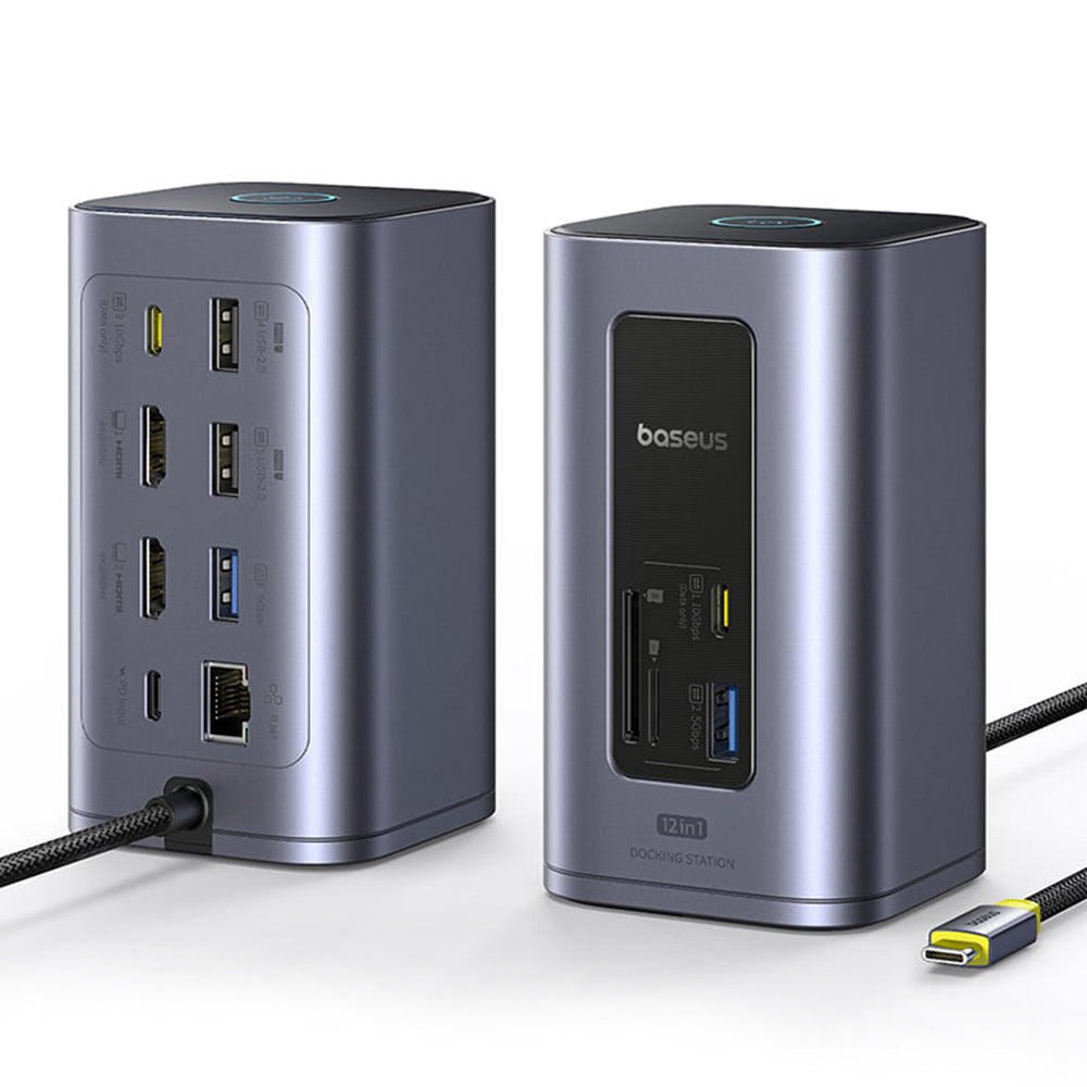 Multifunktionell Hub Baseus Nomos NU1 Air Spacemate, 12in1, Grå B00061800123-00