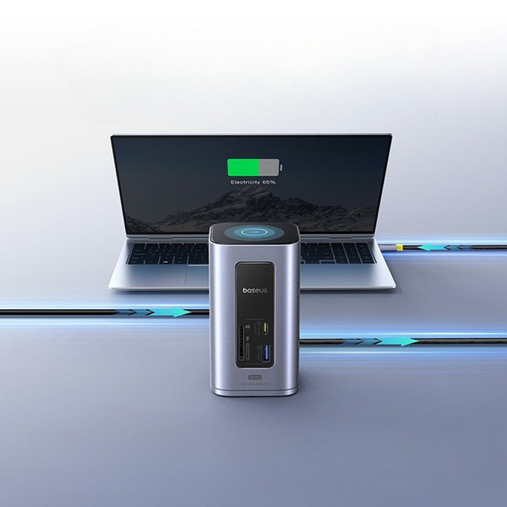 Multifunktionell Hub Baseus Nomos NU1 Air Spacemate, 12in1, Grå B00061800123-00