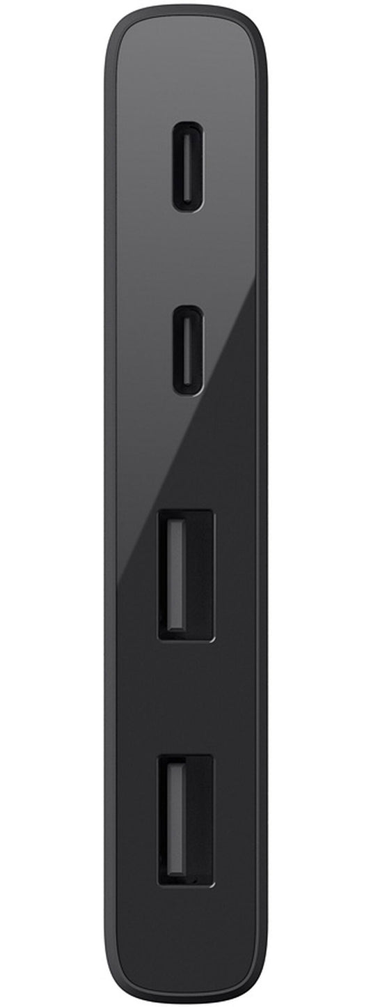 Belkin Mini USB-C-hubb, 2 x USB-A 3.1 - 2 x USB-C, Svart F4U090btBLK