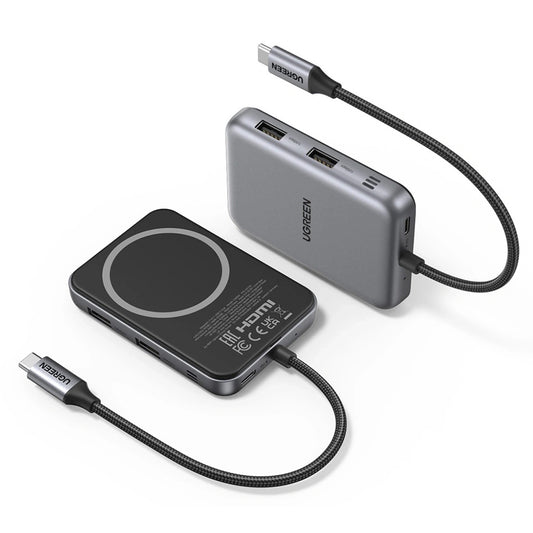 Hub USB-C UGREEN CM896 (65759), 7in1, Grå