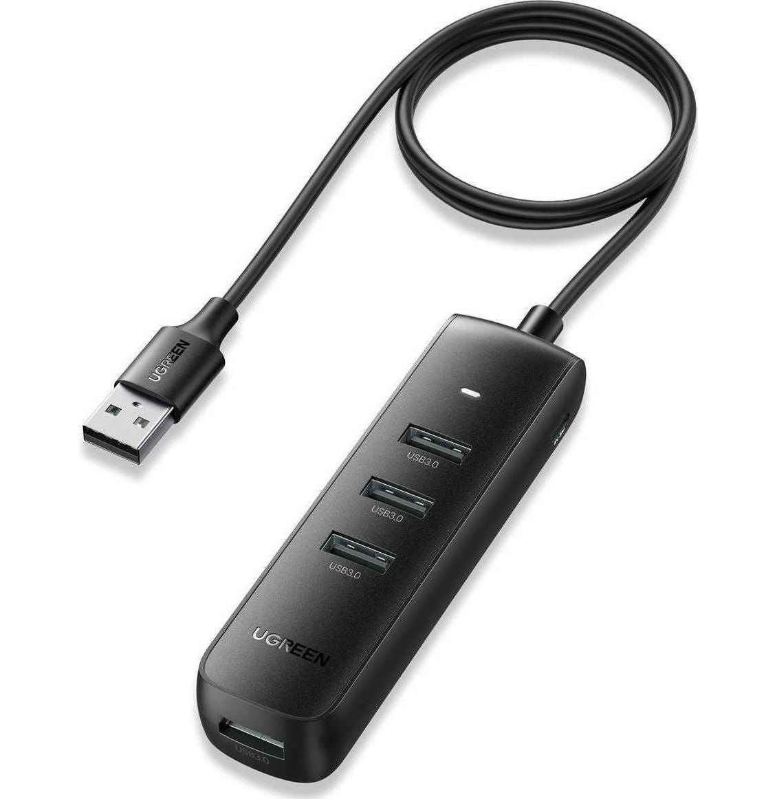USB-hub UGREEN CM416, 4 x USB-A 3.0, 1m, Svart