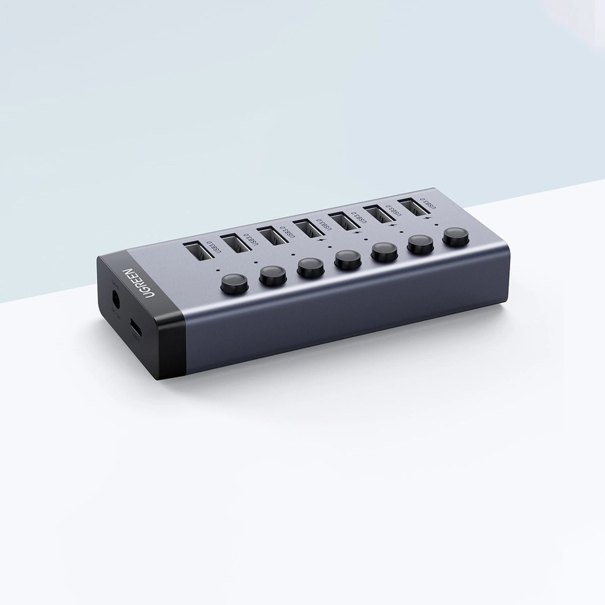 USB-hub UGREEN CM481, 7 x USB-A 3.0, Grå