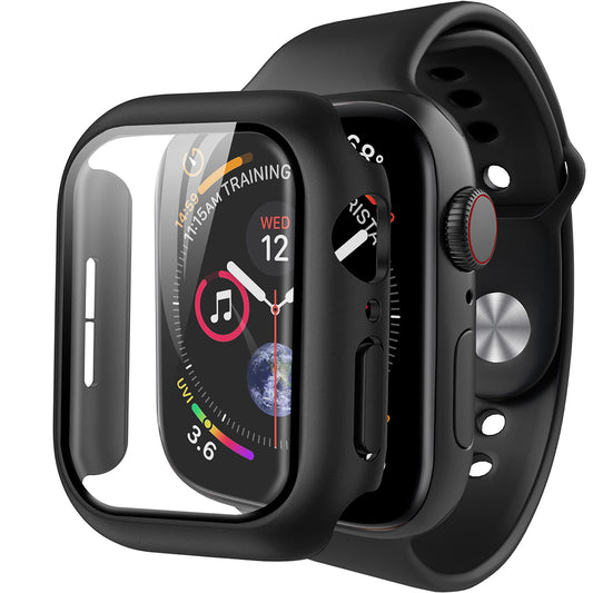 Anank Screen Guard-fodral för Apple Watch Series 7 41mm, svart