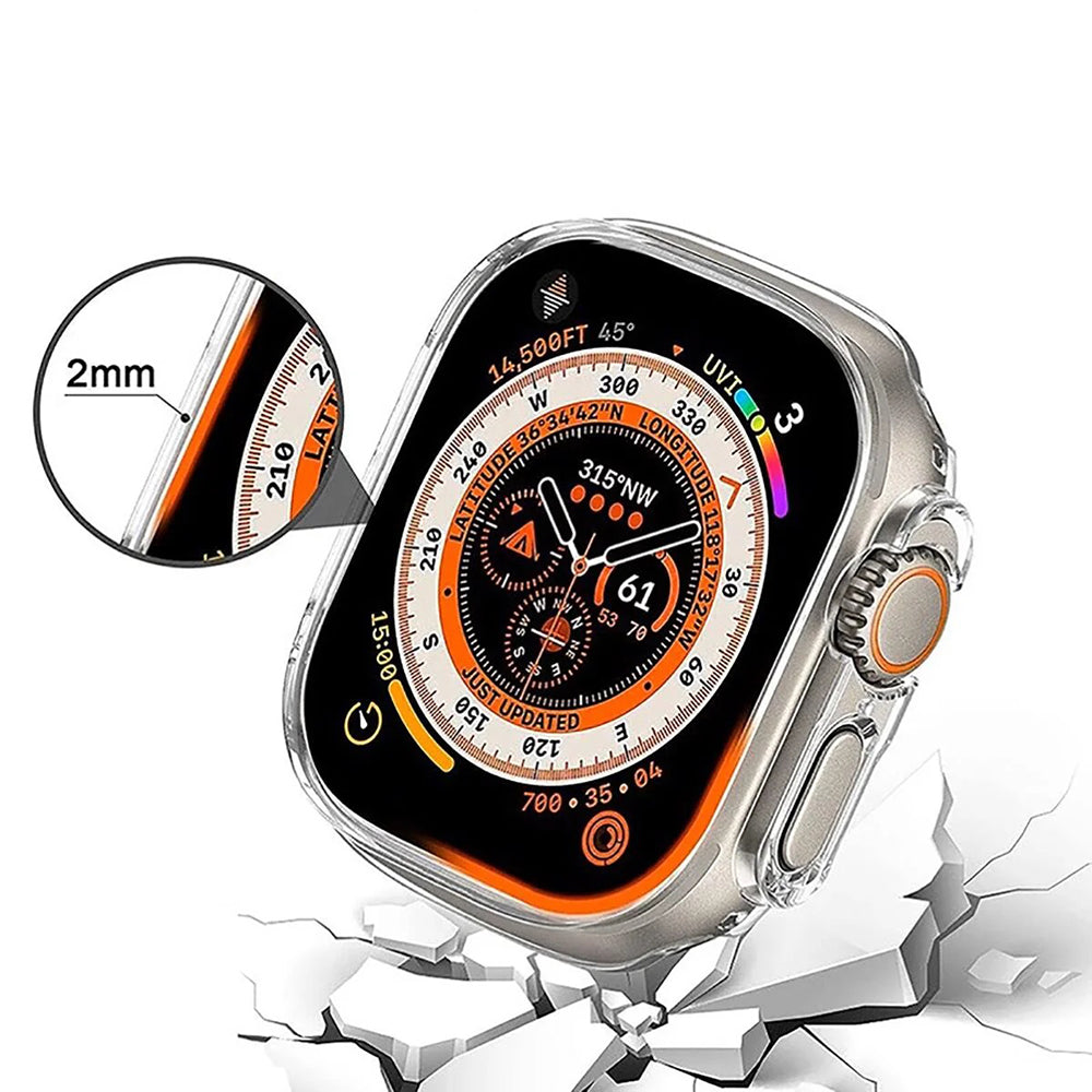 Anank Screen Guard-fodral för Apple Watch Series 7 41mm, svart