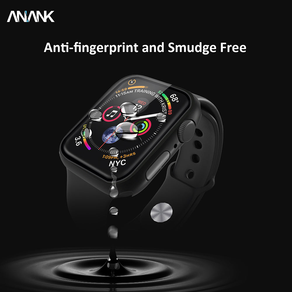 Anank Screen Guard-fodral för Apple Watch Series 7 41mm, svart